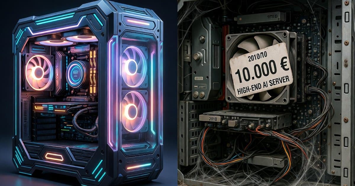 Der 10.000 € KI-Server-Bluff: Warum du für alten Schrott bezahlst